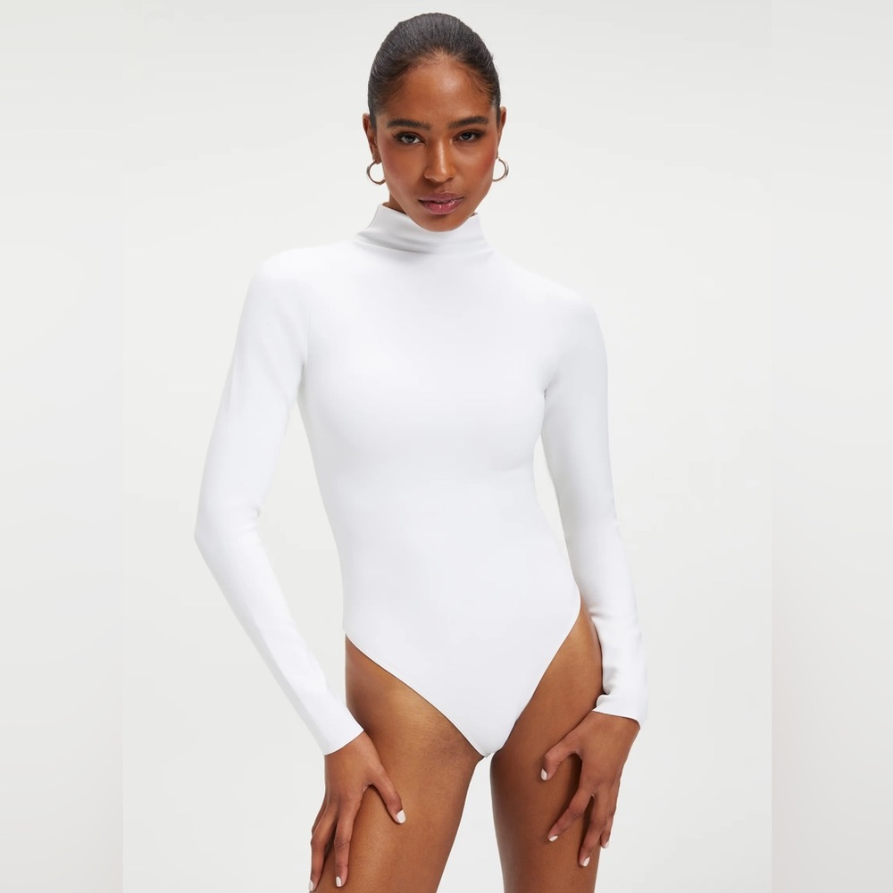 Good American Scuba Funnel Neck Bodysuit NWT